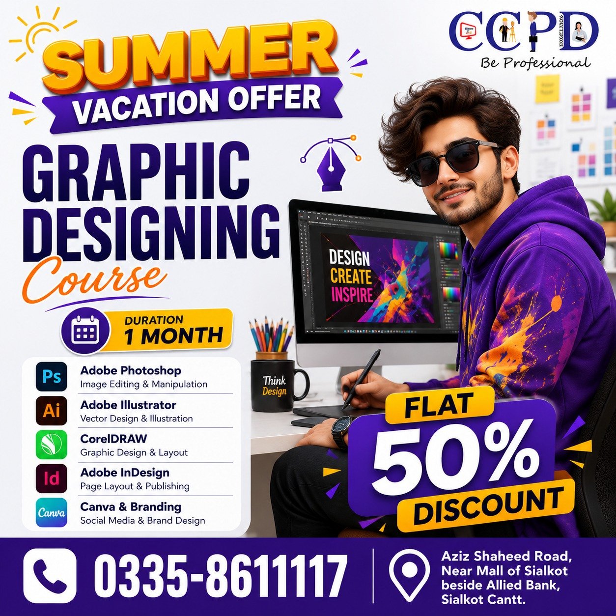 summer vacation graphic